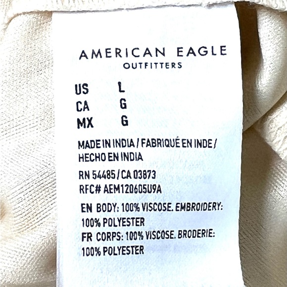 American Eagle Floral Romper NWT size L Beige Pink Summer Girlhoodcore Feminine - Picture 7 of 13